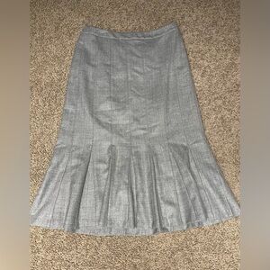 Pendleton 100% virgin wool‎ skirt gray 10 office business casual preppy classic